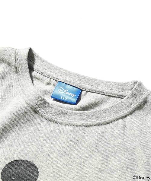 Disney（ディズニー）の「かすれミッキープリント半袖Tシャツ カットソー（Tシャツ/カットソー・キッズ・ホワイト/カーキ/杢グレー/グリーン系その他/スミクロ/スモークピンク・100cm/110cm/120cm/130cm/140cm/150cm/160cm）」の17枚目の写真