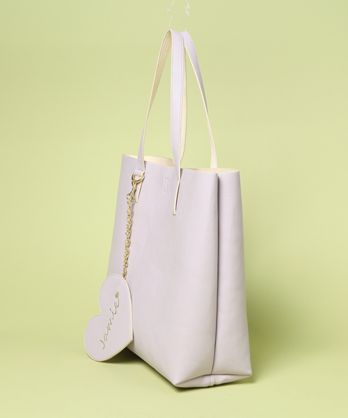 one after another NICE CLAUP（ワンアフターアナザーナイスクラップ）の「ステキトートバック（トートバッグ・レディース・ブラック/ベージュ/パープル・FREE）」の9枚目の写真