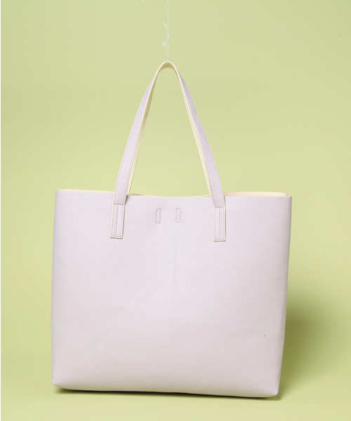 one after another NICE CLAUP（ワンアフターアナザーナイスクラップ）の「ステキトートバック（トートバッグ・レディース・ブラック/ベージュ/パープル・FREE）」の4枚目の写真