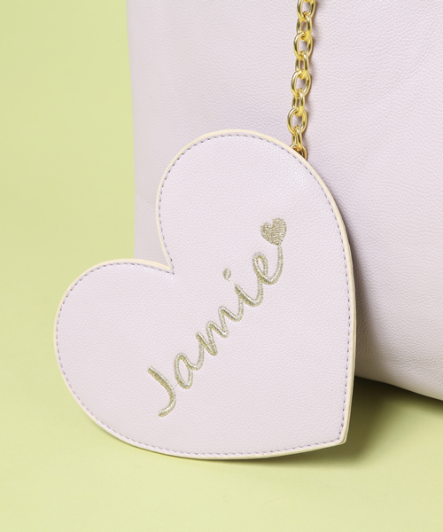 one after another NICE CLAUP（ワンアフターアナザーナイスクラップ）の「ステキトートバック（トートバッグ・レディース・ブラック/ベージュ/パープル・FREE）」の6枚目の写真