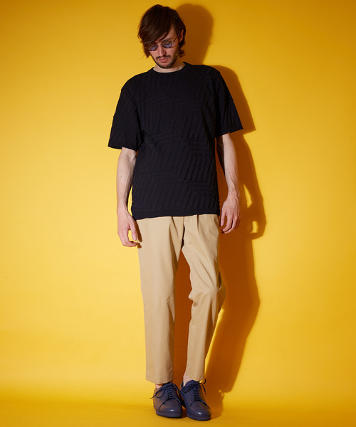 UNITED TOKYO（ユナイテッドトウキョウ）の「フィンクスコットンゴムパンツ（チノパンツ・メンズ・ベージュ/ネイビー/カーキ・1/2/3）」の7枚目の写真