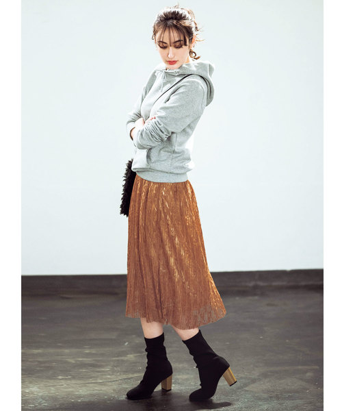 GeeRA(ジーラ)の「吸いつくようなフィット感リブニットブーツ(ブーツ・レディース・ブラック/ブラウン・SMALL/MEDIUM/LARGE/X-LARGE)」の5枚目の写真