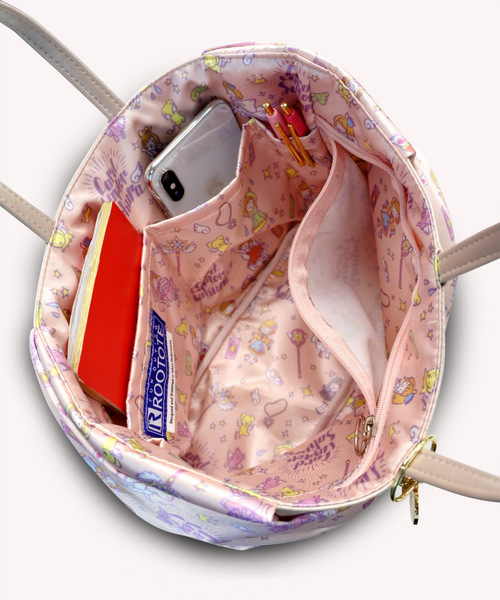 ROOTOTE（ルートート）の「カードキャプターさくら BIGリボントート DELI（トートバッグ・レディース・ピンク・FREE）」の6枚目の写真