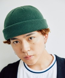 SPINNS | カラーショートニット帽(ニットキャップ/ビーニー)