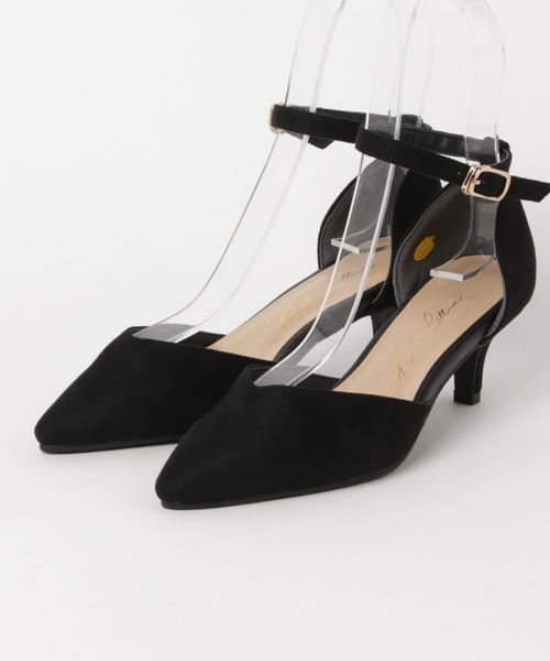 KOBE LETTUCE（コウベレタス）の「Vカットアンクルストラップセパレートパンプス＊レディース/シューズ[I1633]神戸レタス（パンプス・レディース・ベージュ/ピンク系その他/ブラック/チェック/レオパード・L/LL/M/S）」の8枚目の写真