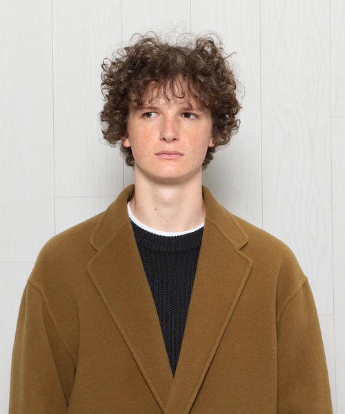 H　BEAUTY&YOUTH UNITED ARROWS（エイチビューティーアンドユースユナイテッドアローズ）の「＜H＞REVER CHESTER COAT/コート ◆（チェスターコート・メンズ・オリーブ・MEDIUM/SMALL/LARGE）」の4枚目の写真