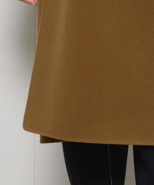 H　BEAUTY&YOUTH UNITED ARROWS（エイチビューティーアンドユースユナイテッドアローズ）の「＜H＞REVER CHESTER COAT/コート ◆（チェスターコート・メンズ・オリーブ・MEDIUM/SMALL/LARGE）」の6枚目の写真