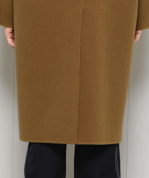 H　BEAUTY&YOUTH UNITED ARROWS（エイチビューティーアンドユースユナイテッドアローズ）の「＜H＞REVER CHESTER COAT/コート ◆（チェスターコート・メンズ・オリーブ・MEDIUM/SMALL/LARGE）」の7枚目の写真