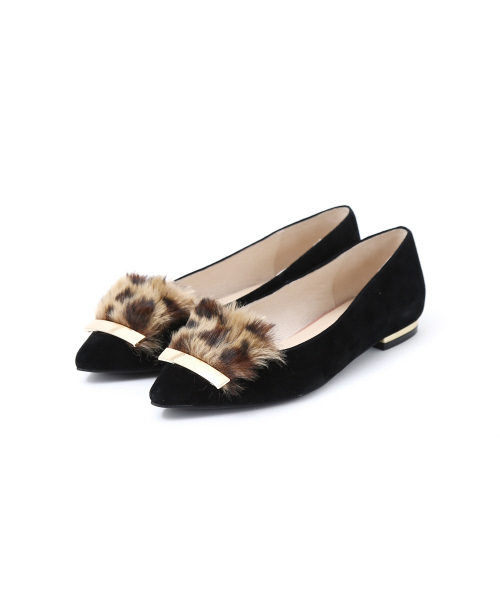 PICHE ABAHOUSE（ピシェ アバハウス）の「プレートファーパンプス（パンプス・レディース・ブラック/ダークブラウン/ピンク/その他・40/38/39/35/36/37/34）」の6枚目の写真