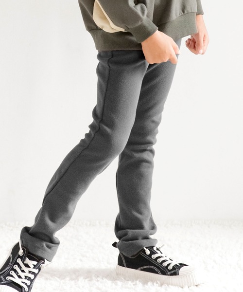 Bee des Bee（ビーデスビー）の「ストレッチパンツ（その他パンツ・キッズ・チャコール/マスタード/ワイン/グリーン系その他/パープル系その他/ブラック/ベージュ/ネイビー/グレー/レッド/カーキ/ピンク/ブルー/パープル/イエロー×グリーン/ターコイズブルー/レッドパープル/レッド系その他/オレンジ/ダークブラウン/ラベンダー/テラコッタ/ブルーグレー/パープル系その他2/ミント/ブルーグリーン/ライトブラウン/ホワイト・90cm/100cm/110cm/120cm/130cm/140cm/150cm/160cm）」の6枚目の写真