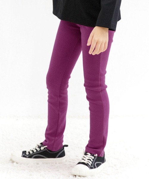Bee des Bee（ビーデスビー）の「ストレッチパンツ（その他パンツ・キッズ・チャコール/マスタード/ワイン/グリーン系その他/パープル系その他/ブラック/ベージュ/ネイビー/グレー/レッド/カーキ/ピンク/ブルー/パープル/イエロー×グリーン/ターコイズブルー/レッドパープル/レッド系その他/オレンジ/ダークブラウン/ラベンダー/テラコッタ/ブルーグレー/パープル系その他2/ミント/ブルーグリーン/ライトブラウン/ホワイト・90cm/100cm/110cm/120cm/130cm/140cm/150cm/160cm）」の17枚目の写真