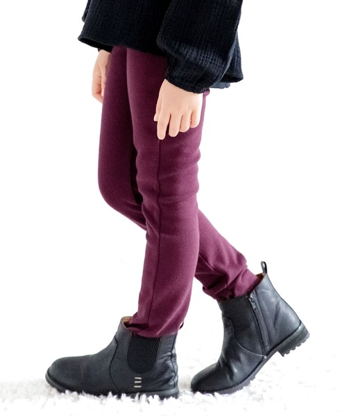 Bee des Bee（ビーデスビー）の「ストレッチパンツ（その他パンツ・キッズ・チャコール/マスタード/ワイン/グリーン系その他/パープル系その他/ブラック/ベージュ/ネイビー/グレー/レッド/カーキ/ピンク/ブルー/パープル/イエロー×グリーン/ターコイズブルー/レッドパープル/レッド系その他/オレンジ/ダークブラウン/ラベンダー/テラコッタ/ブルーグレー/パープル系その他2/ミント/ブルーグリーン/ライトブラウン/ホワイト・90cm/100cm/110cm/120cm/130cm/140cm/150cm/160cm）」の21枚目の写真