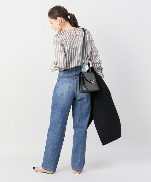 IENA（イエナ）の「シアーボンボンデザインブラウス◆（シャツ/ブラウス・レディース・ブラック/アイボリー・FREE）」の20枚目の写真