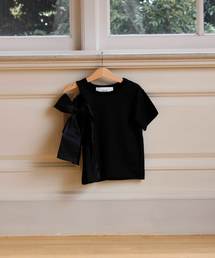 AVIE（アビィ）の「【AVIE KIDS】リボンTシャツ（Tシャツ/カットソー）」