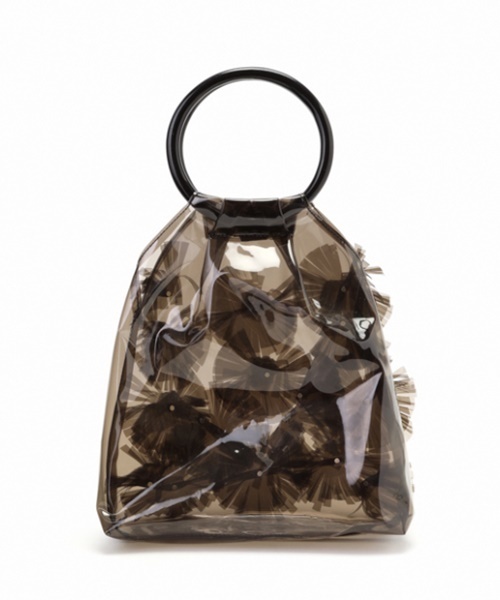 LE VERNIS(ル・ベルニ)の「フラワーボムバッグ(ハンドバッグ・レディース・ホワイト/ブラック/ブルー/クリア・FREE)」の15枚目の写真