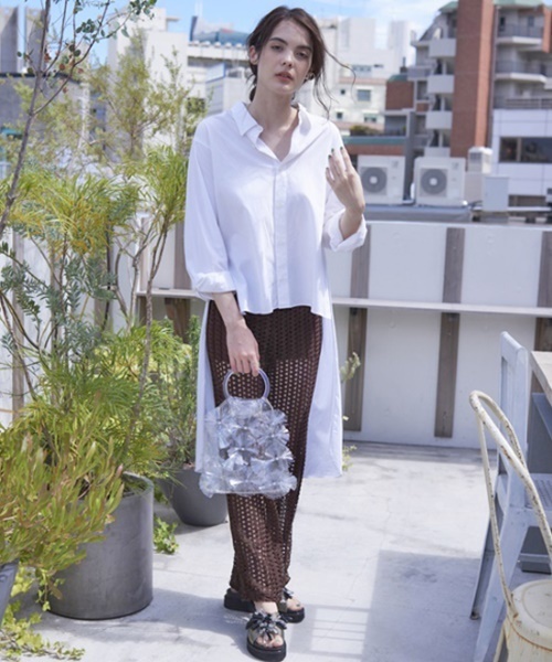 LE VERNIS(ル・ベルニ)の「フラワーボムバッグ(ハンドバッグ・レディース・ホワイト/ブラック/ブルー/クリア・FREE)」の14枚目の写真