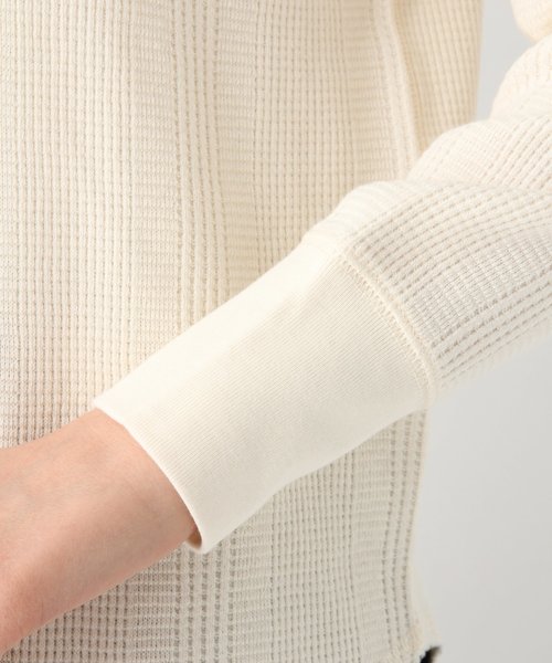 GLOBAL WORK(グローバルワーク)の「【UVカット】USA2WAYワッフルヘンリー/822626(Tシャツ/カットソー・レディース・ネイビー/オフホワイト/ミント/キャメル/パープル系その他4・MEDIUM/LARGE)」の18枚目の写真