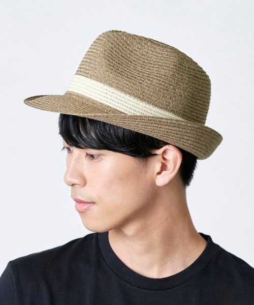 CASTANO（カスターノ）の「洗濯機で洗える帽子【CASTANO】MW BRAID HIGHBACK MANNISH /【カスターノ】ブレード（ハット・メンズ・ブラック/ネイビー/ブラウン/ベージュ・58cm/60cm/62cm）」の22枚目の写真