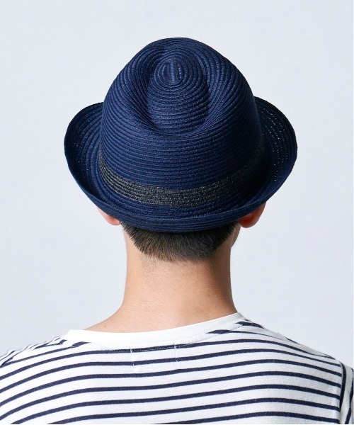 CASTANO（カスターノ）の「洗濯機で洗える帽子【CASTANO】MW BRAID HIGHBACK MANNISH /【カスターノ】ブレード（ハット・メンズ・ブラック/ネイビー/ブラウン/ベージュ・58cm/60cm/62cm）」の17枚目の写真