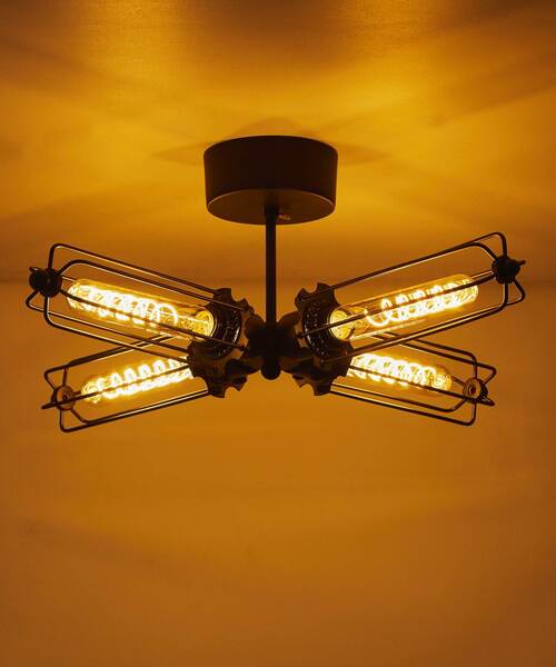 journal standard Furniture （ジャーナルスタンダードファニチャー）の「WINCHESTER CEILING LIGHT4 ウィンチェスター シーリングライト 4灯（照明・レディース・その他・FREE）」の16枚目の写真