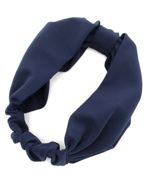 WEGO（ウィゴー）の「WEGO/リブターバン（ヘアバンド・レディース・ホワイト/ブラック/ブルー/ネイビー/レッド・FREE）」の4枚目の写真