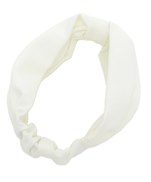 WEGO（ウィゴー）の「WEGO/リブターバン（ヘアバンド・レディース・ホワイト/ブラック/ブルー/ネイビー/レッド・FREE）」の6枚目の写真