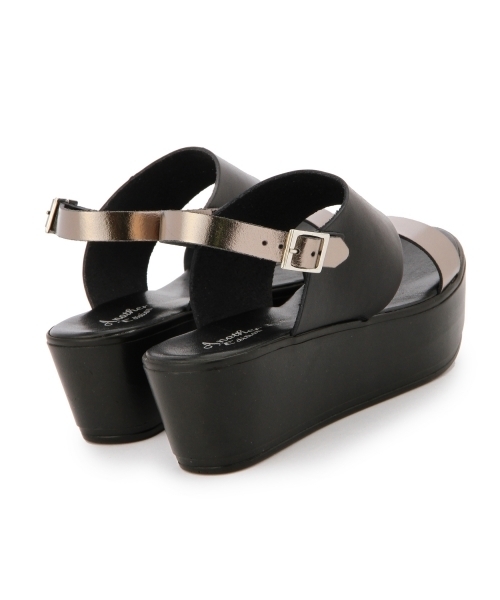 Another Edition（アナザーエディション）の「AE CMBI WDG SNDL50 ◆（サンダル・レディース・ブラック/ベージュ・38/36/37）」の6枚目の写真