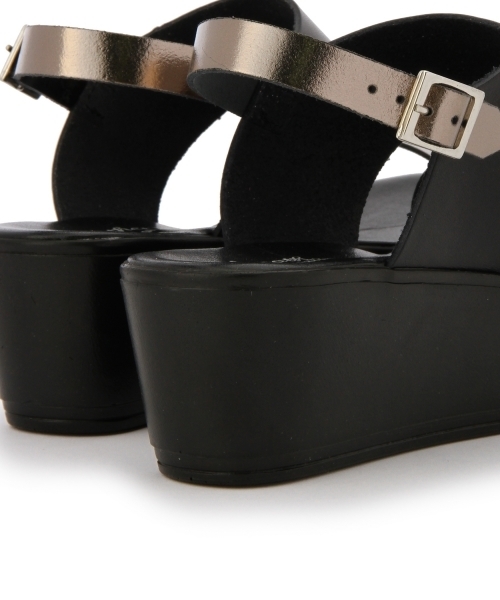 Another Edition（アナザーエディション）の「AE CMBI WDG SNDL50 ◆（サンダル・レディース・ブラック/ベージュ・38/36/37）」の8枚目の写真