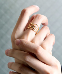 【YArKA/ヤーカ】siver925 randam pole ring[rpr]/不揃いリング シルバー925