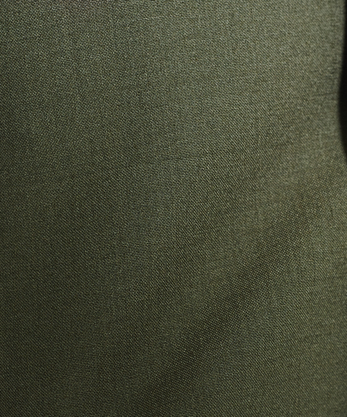 ABAHOUSE(アバハウス)の「【セットアップ対応】平織り Vネック シャツ(シャツ/ブラウス・メンズ・カーキ/パープル系その他/チャコールグレー・44/46/48)」の12枚目の写真