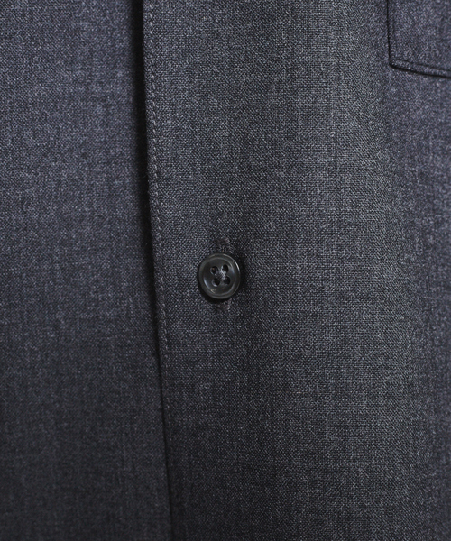 ABAHOUSE(アバハウス)の「【セットアップ対応】平織り Vネック シャツ(シャツ/ブラウス・メンズ・カーキ/パープル系その他/チャコールグレー・44/46/48)」の15枚目の写真