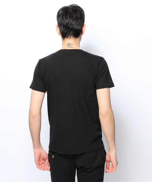 And A（アンドエー）の「TUBE PK VN TEE（Tシャツ/カットソー・メンズ・ホワイト/ブラック/マスタード/レッド/ネイビー/ミント・42/44/40）」の12枚目の写真