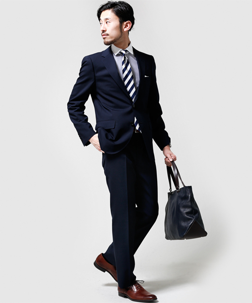 NANO universe（ナノユニバース）の「ウォッシャブルCOOL MAXスーツ（セットアップ・メンズ・グレー/ネイビー/ブラック・44/46/48/50）」の3枚目の写真