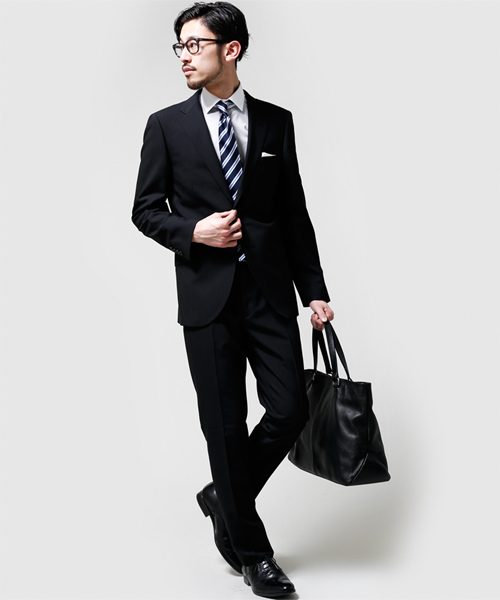 NANO universe（ナノユニバース）の「ウォッシャブルCOOL MAXスーツ（セットアップ・メンズ・グレー/ネイビー/ブラック・44/46/48/50）」の2枚目の写真