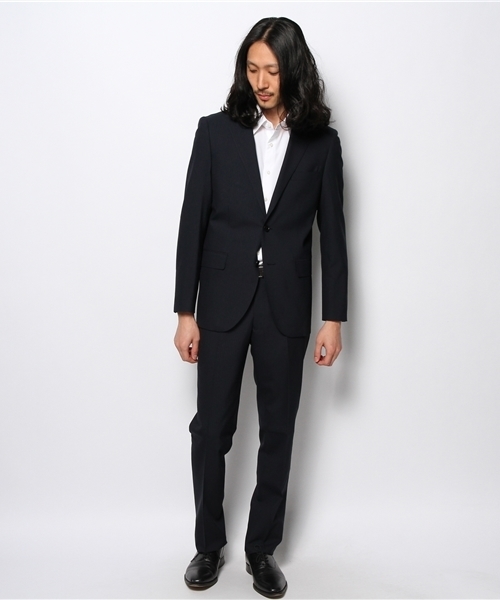 NANO universe（ナノユニバース）の「ウォッシャブルCOOL MAXスーツ（セットアップ・メンズ・グレー/ネイビー/ブラック・44/46/48/50）」の18枚目の写真