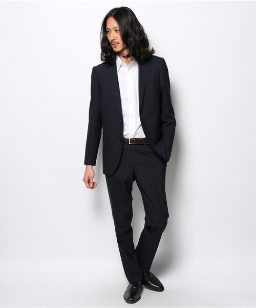 NANO universe（ナノユニバース）の「ウォッシャブルCOOL MAXスーツ（セットアップ・メンズ・グレー/ネイビー/ブラック・44/46/48/50）」の21枚目の写真