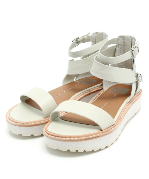 Another Edition（アナザーエディション）の「DV アツゾコ STRP SNDL35（サンダル・レディース・ホワイト/ブラック・8/7/6）」の3枚目の写真