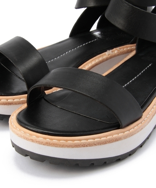 Another Edition（アナザーエディション）の「DV アツゾコ STRP SNDL35（サンダル・レディース・ホワイト/ブラック・8/7/6）」の6枚目の写真