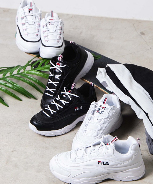 FILA(フィラ)の「WEGO/FILA レイ(スニーカー・レディース・ホワイト/ブラック/その他1・SMALL/LARGE/X-LARGE/X-SMALL/MEDIUM)」の6枚目の写真