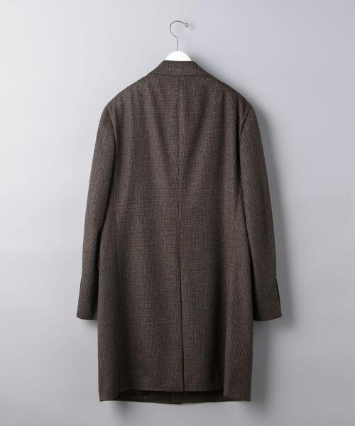 UNITED ARROWS チェスターコート ブラウン ハウンドトゥース UNITED ARROWS（ユナイテッドアローズ）の「<UNITED ARROWS> ハウンド