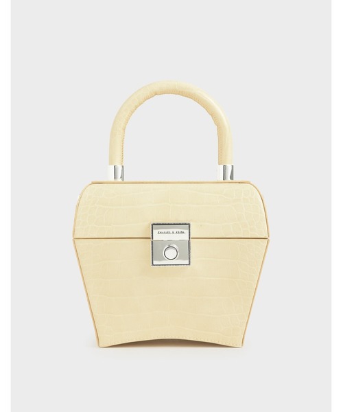 クロックエフェクト ストラクチャード スカルプチュアバッグ CHARLES & KEITH クロックエフェクト ストラクチャード スカルプチュア
