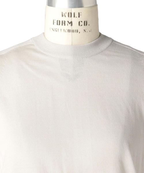 Drawer（ドゥロワー）の「Drawer 18Gコットンシルククルーニット