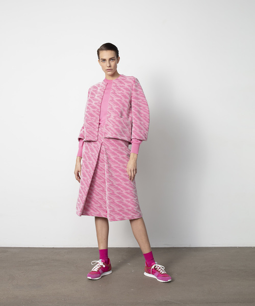 Drawer（ドゥロワー）の「Drawer 18Gコットンシルククルーニット