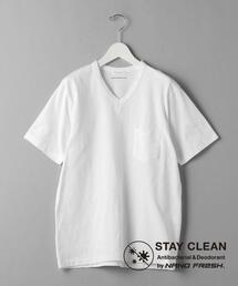 BEAUTY&YOUTH UNITED ARROWS | BY ナノフレッシュ 1ポケット Vネック Tシャツ/抗菌・防臭機能搭載(Tシャツ/カットソー)