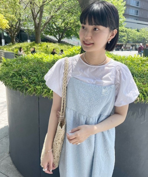 flower（フラワー）の「ソフトクロシェトート（かごバッグ・レディース・ベージュ/ブラウン/アイボリー・FREE）」の19枚目の写真