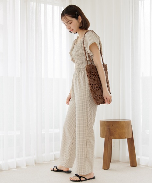 セール】ソフトクロシェトート（かごバッグ）｜flower（フラワー）の