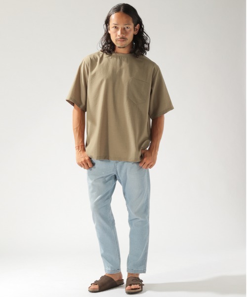 BAYFLOW(ベイフロー)の「【FUNCTION】フハクS/S TEE(Tシャツ/カットソー・メンズ・ブルー/グレー/ベージュ/ピンク・LARGE/MEDIUM/SMALL)」の7枚目の写真