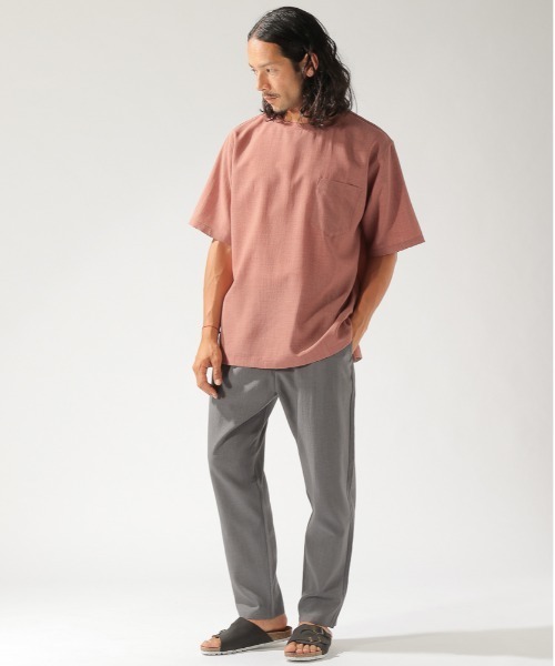 BAYFLOW(ベイフロー)の「【FUNCTION】フハクS/S TEE(Tシャツ/カットソー・メンズ・ブルー/グレー/ベージュ/ピンク・LARGE/MEDIUM/SMALL)」の5枚目の写真