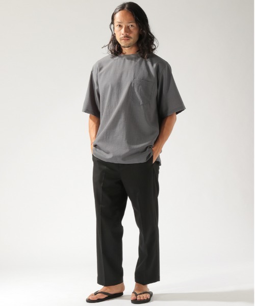 BAYFLOW(ベイフロー)の「【FUNCTION】フハクS/S TEE(Tシャツ/カットソー・メンズ・ブルー/グレー/ベージュ/ピンク・LARGE/MEDIUM/SMALL)」の8枚目の写真