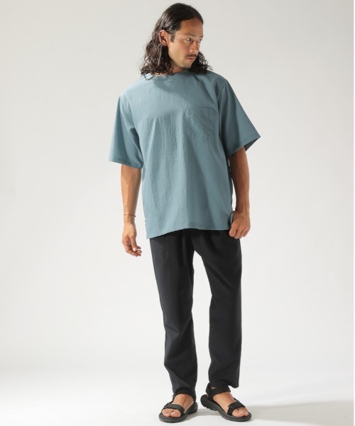 BAYFLOW(ベイフロー)の「【FUNCTION】フハクS/S TEE(Tシャツ/カットソー・メンズ・ブルー/グレー/ベージュ/ピンク・LARGE/MEDIUM/SMALL)」の6枚目の写真